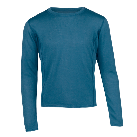 Polarmax Double Layer Youth Blue long-sleeve shirt on a white background
