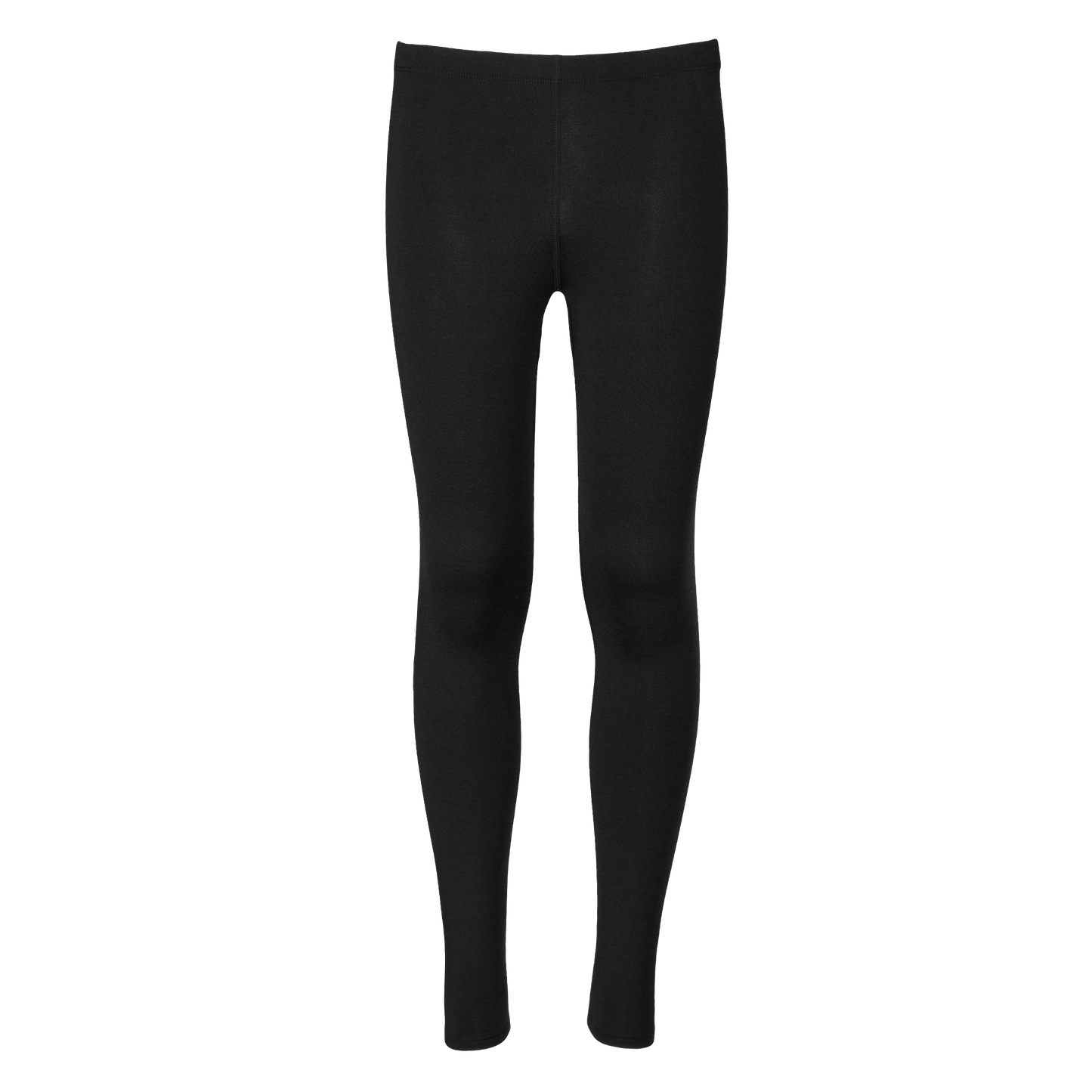 Black leggings on a white background