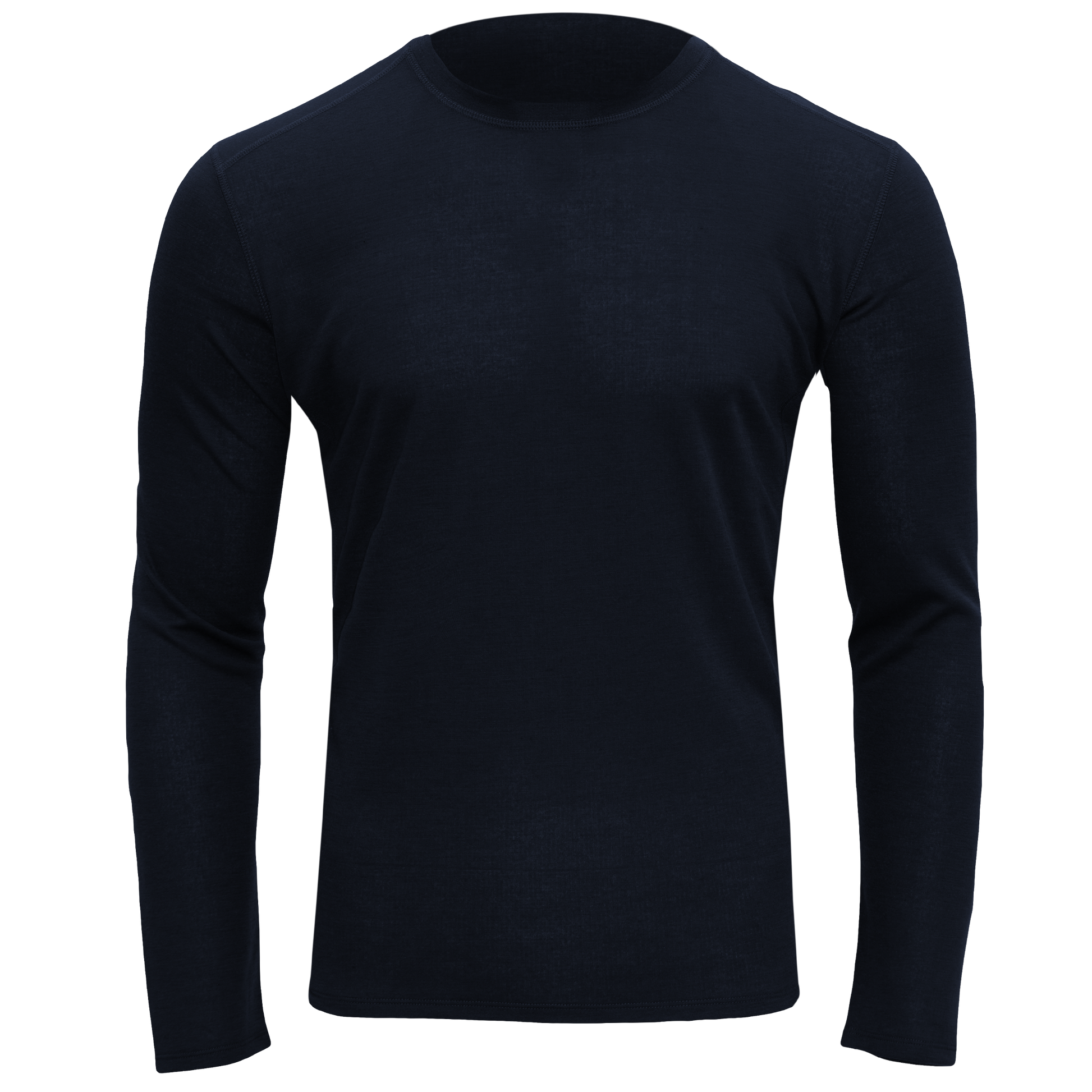 Polarmax men's thermal base layer shirt in black long sleeve top for cold weather