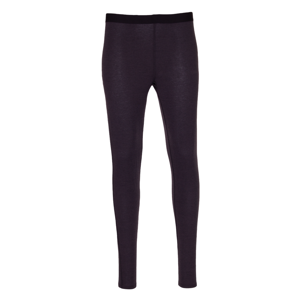 Women's single layer tight in black, ideal for layering as lightweight women's thermal bottoms for cold weather.