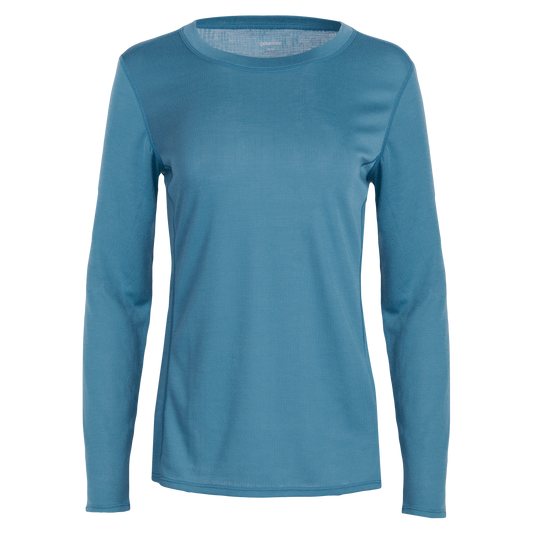 Polarmax Women's Double Layer Crewneck Cross Country Blue