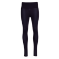Black thermal baselayer leggings for women