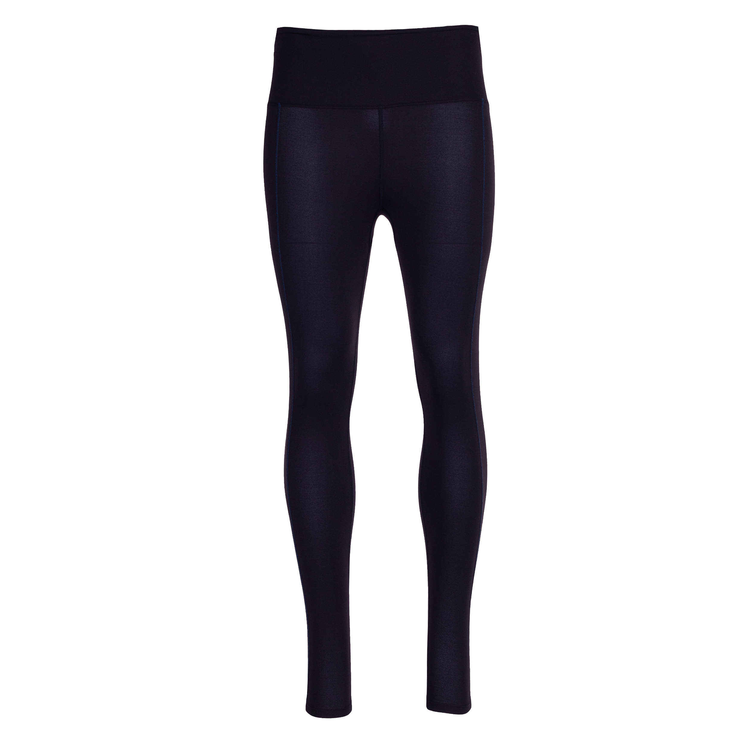 Black thermal baselayer leggings for women