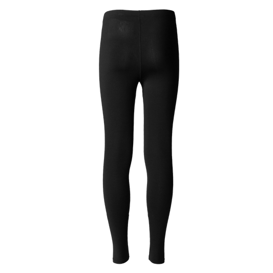 Black leggings on a white background