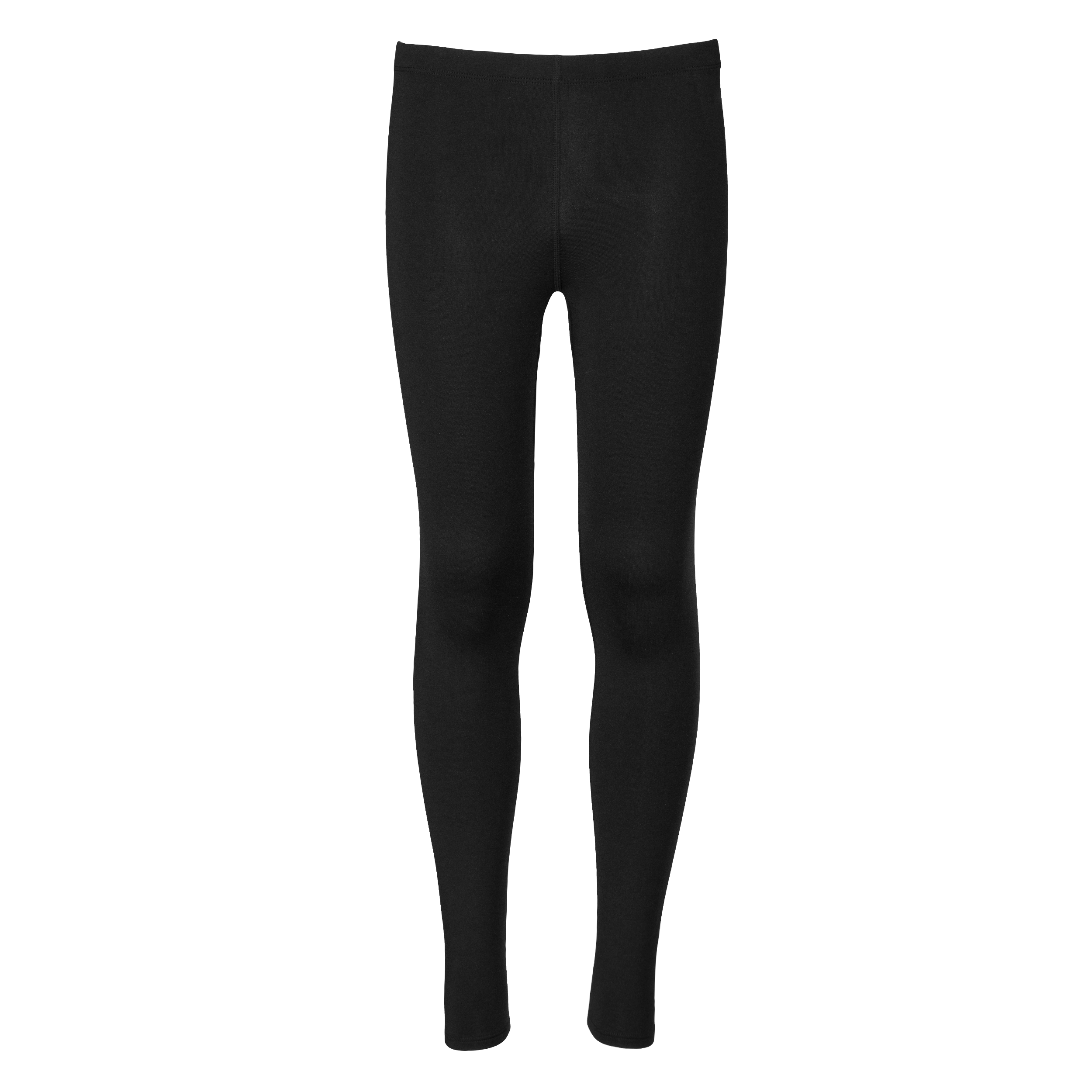 Black leggings on a white background