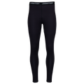 Mens fleece bottom in black, featuring a comfortable waistband for warmth and layering