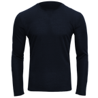 Polarmax men's thermal base layer shirt in black long sleeve top for cold weather