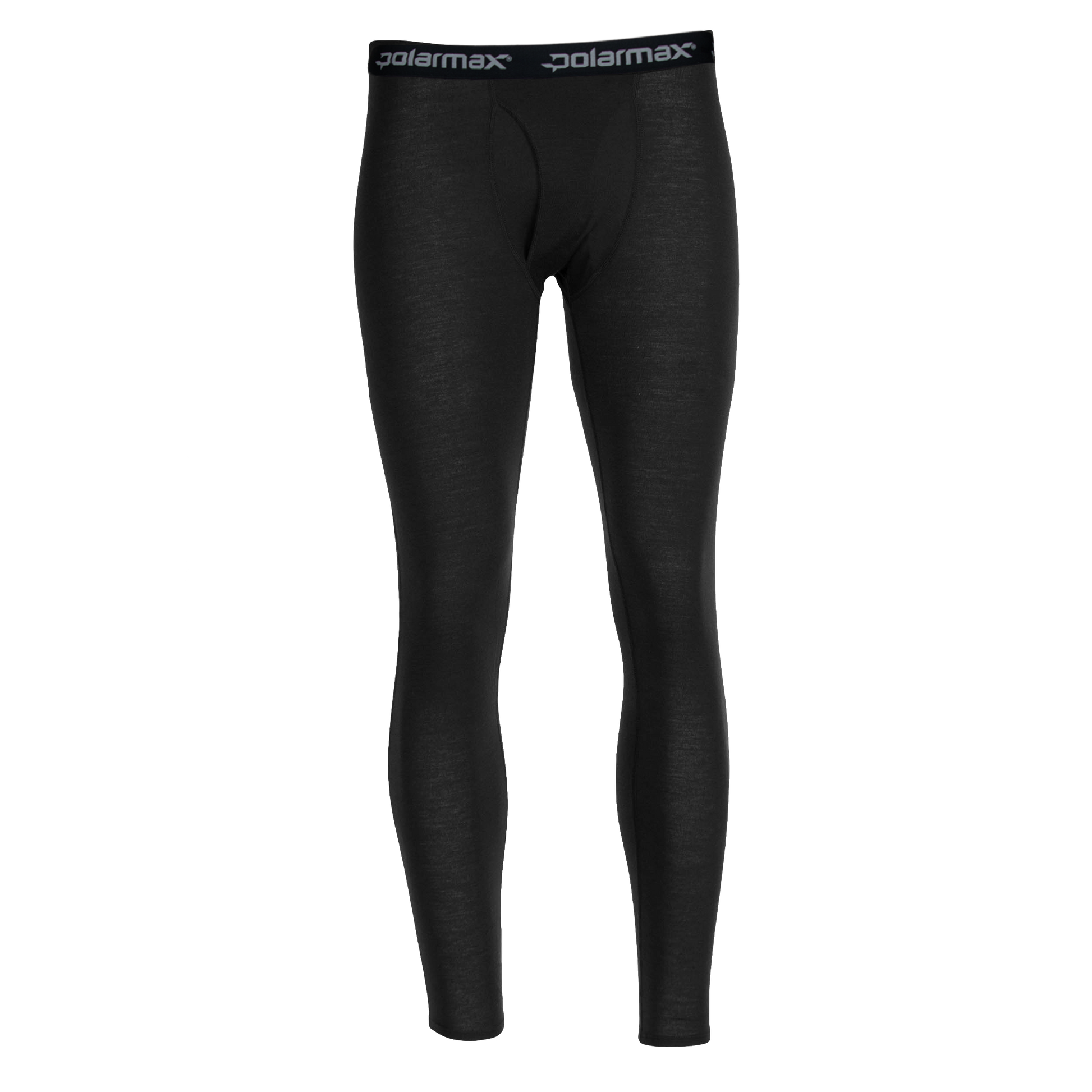 Polarmax Men's Base Layer Pants for Men in Black, Ideal for Comfortable Layering in Cold Weather