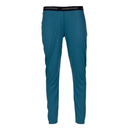 Polarmax Thermal Leggings for Cold Weather in Teal with a Comfortable Waistband
