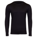 Polarmax black long sleeve top made with thermal microfleece fabric for warmth and comfort