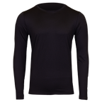 Polarmax black long sleeve top made with thermal microfleece fabric for warmth and comfort