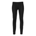 Women's merino wool tights in black, designed for warmth and comfort as a technical base layer for cold weather.