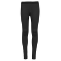 Youth micro fleece tights in black, perfect for winter as warm base layers to keep you cozy in cold weather.