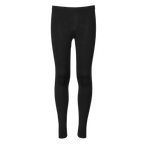 Youth thermal base layer pants in black, perfect for layering during outdoor activities