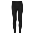 Youth double layer tight in black, ideal black thermal leggings for kids, designed for warmth in cold weather.